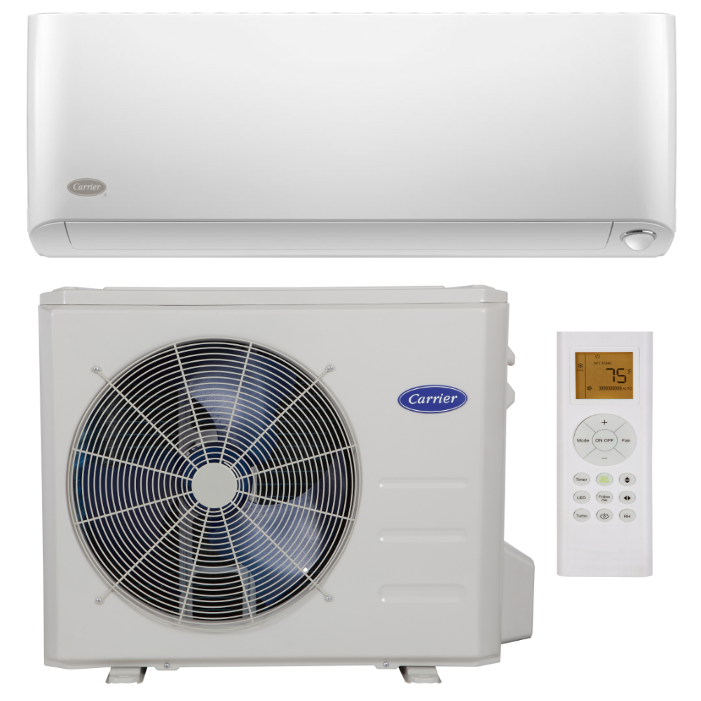 9,000 BTU 42 SEER Wall Mounted Carrier MiniSplit Infinity Series Single Zone Heat Pump
