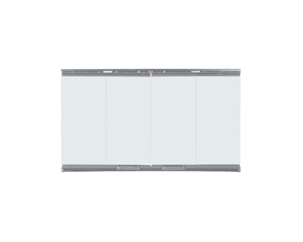 Majestic Bi-fold Doors- Stainless Steel (Chrome) - 36 Inch