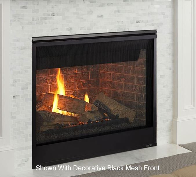 Majestic Meridian 42 Inch top/rear direct vent unit with Intellifire Touch ignition (LP)