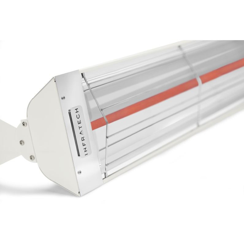 Infratech White Powder-Coat Stainless Steel 1500W 240 Volt Patio Heater 33 Inch